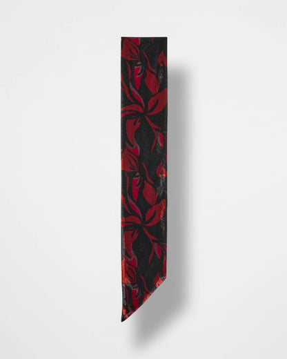 Chico's Velvet Rose Skinny Scarf