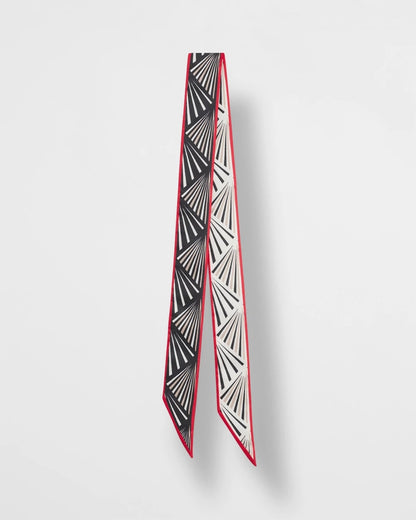 Chico's Abstract Reversible Skinny Scarf