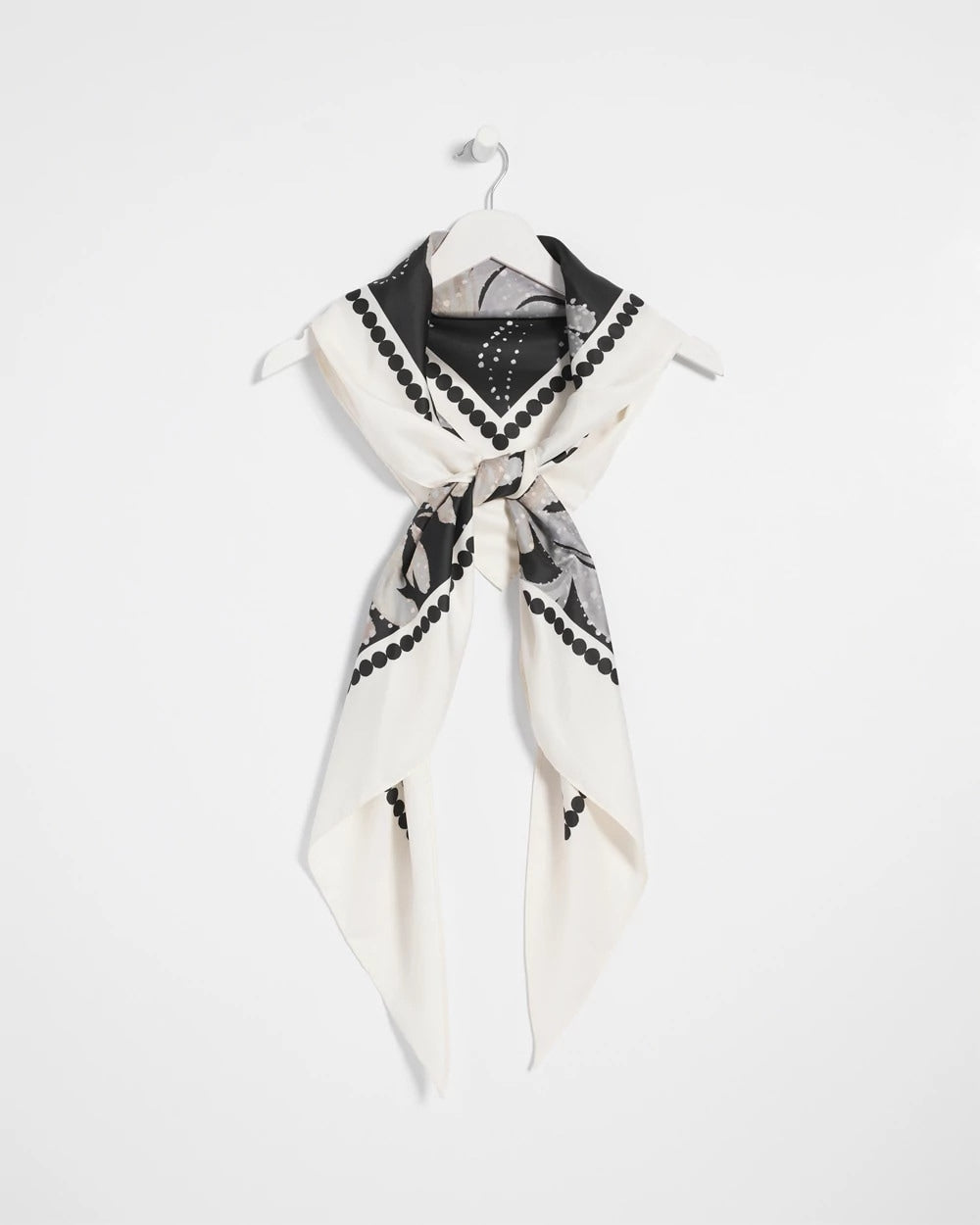 Chico's Printed Triangle Neckerchief Scarf