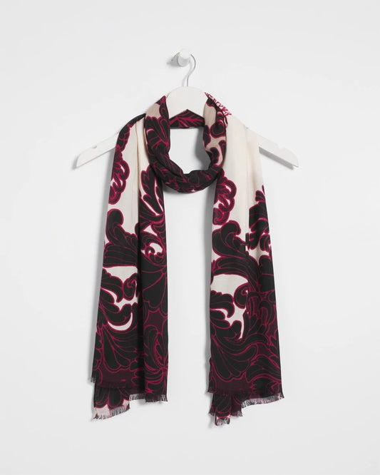 Chico's Maude Medallion Oblong Scarf