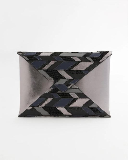 Chico's Embellished Envelope Clutch