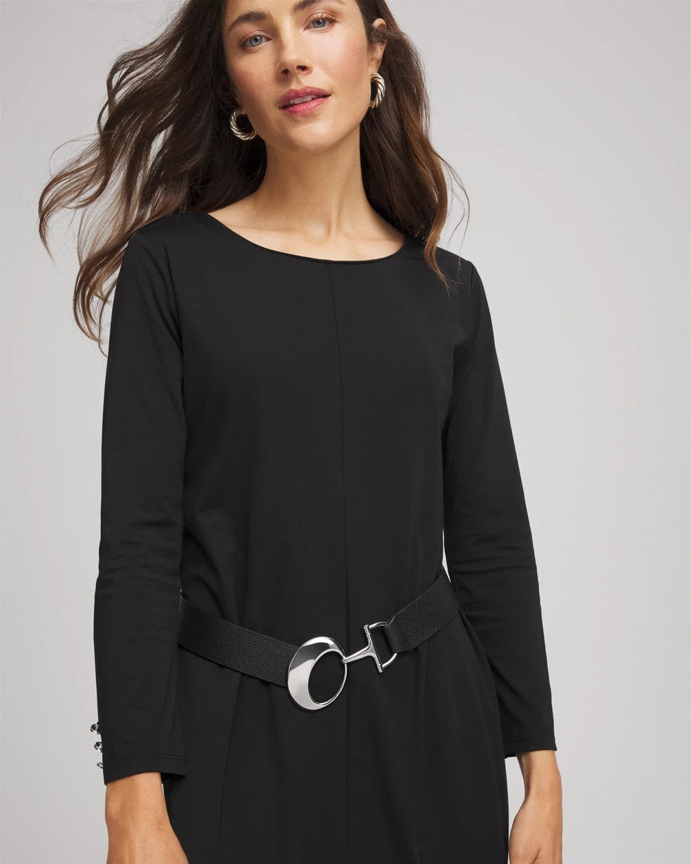 Chico's Soft-Stretch Faux Leather Belt
