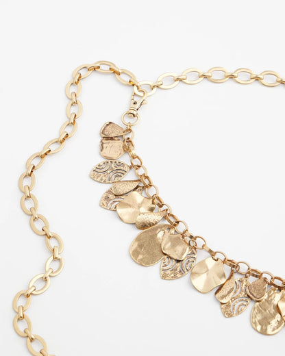 Chico's Leaf Chain Belt