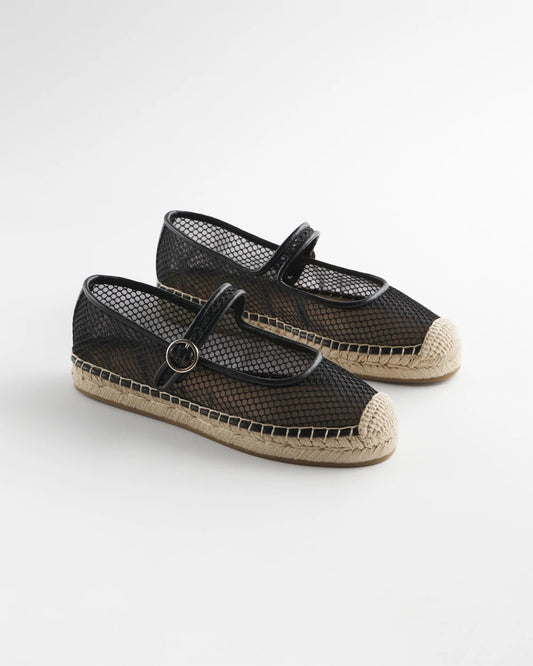 Chico's Eliana Mesh Mary Jane Espadrille