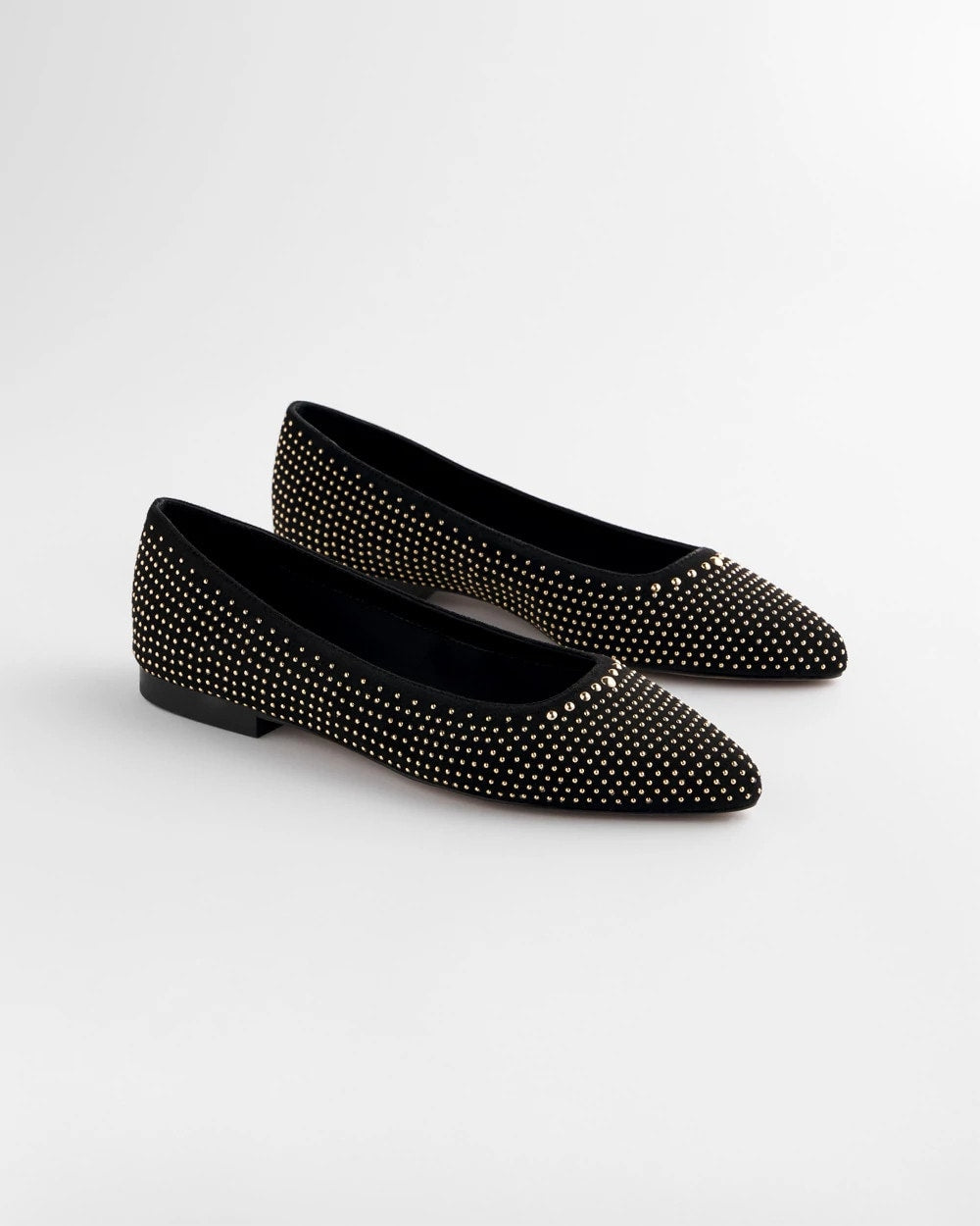 Chico's Suede Studded Flats