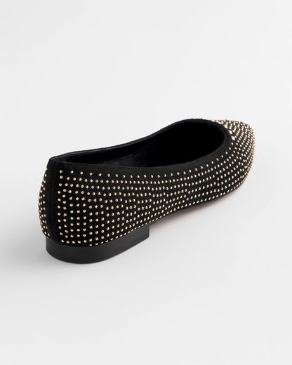 Chico's Suede Studded Flats