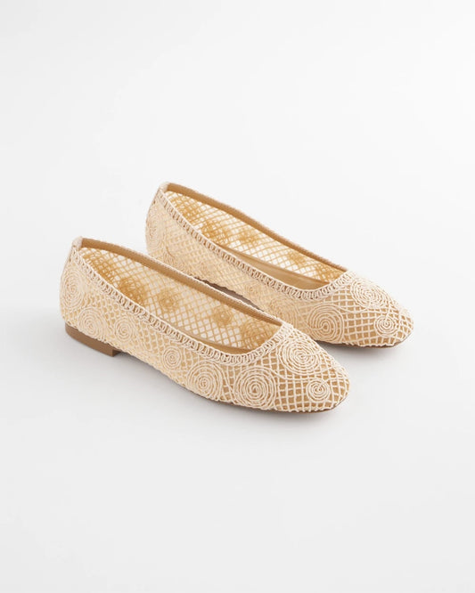 Chico's Cora Raffia Flats