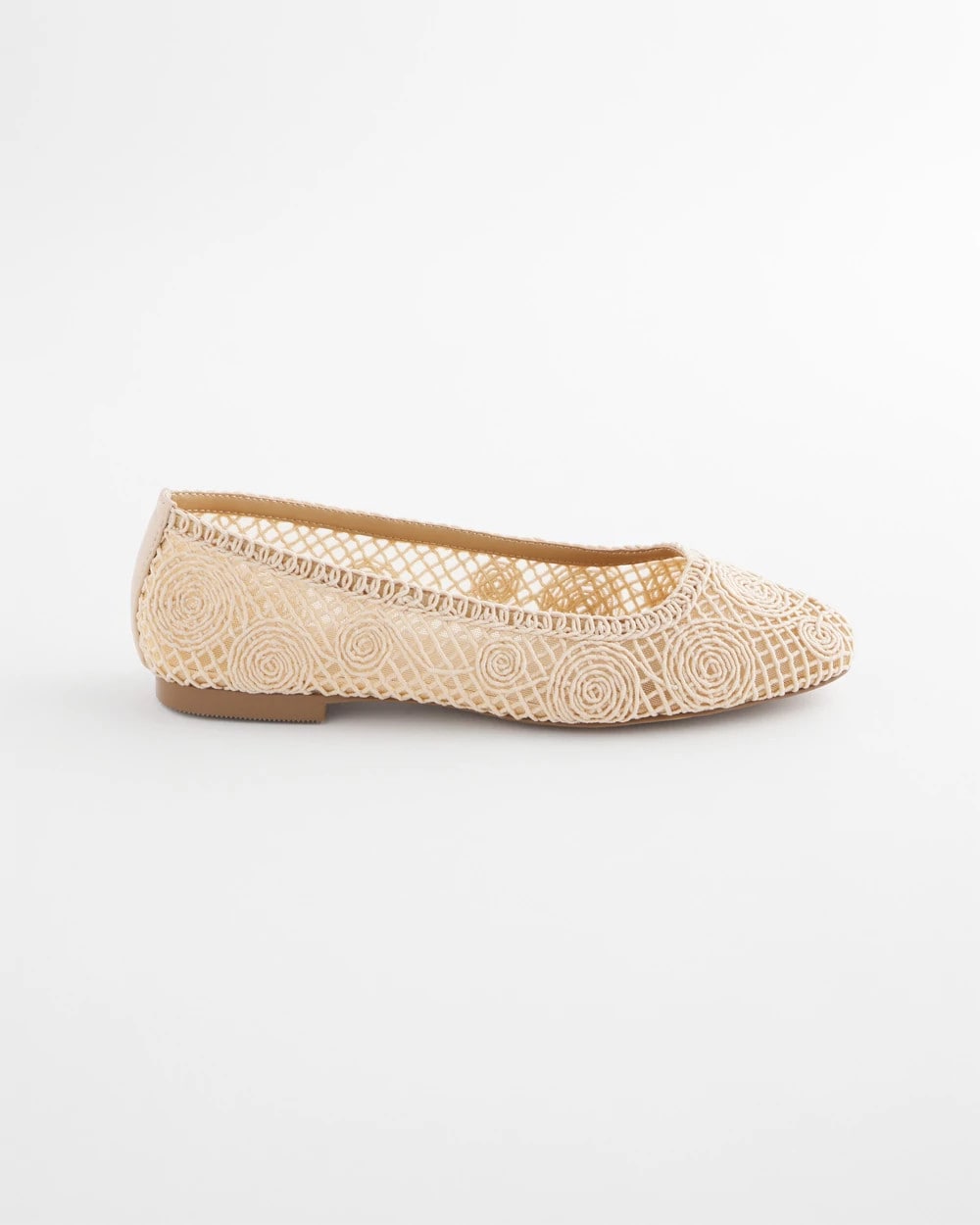 Chico's Cora Raffia Flats
