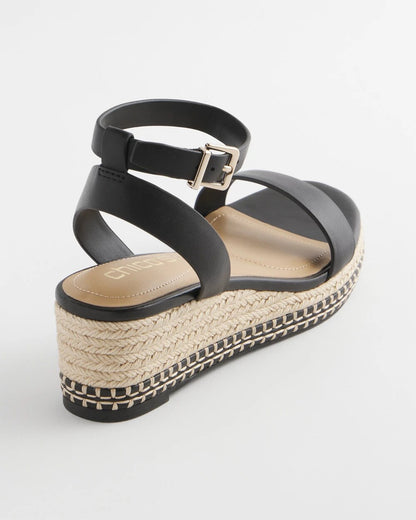 Chico's Brielle Espadrille Wedge Sandals