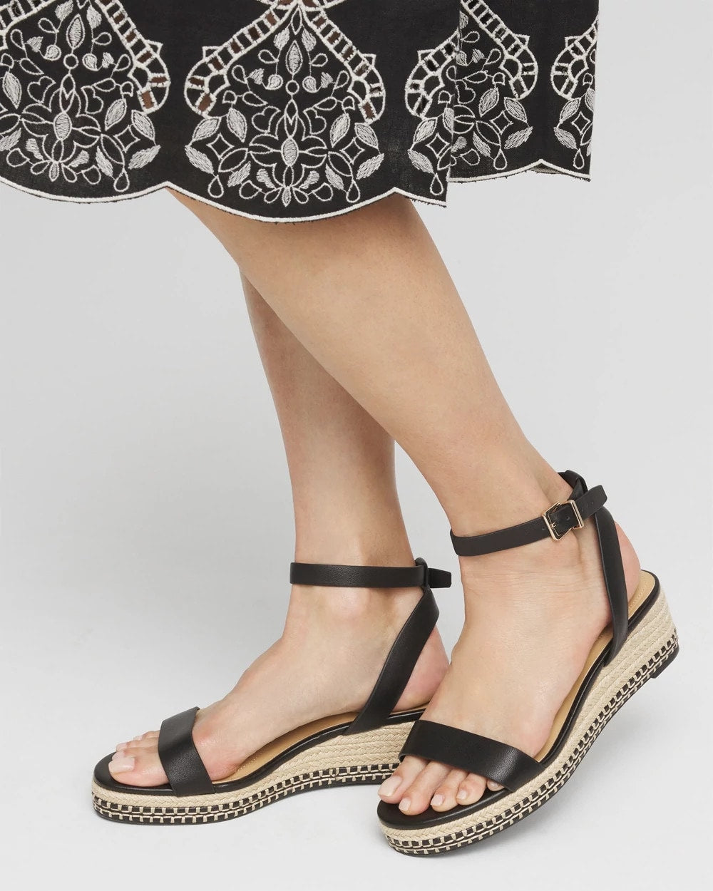 Chico's Brielle Espadrille Wedge Sandals