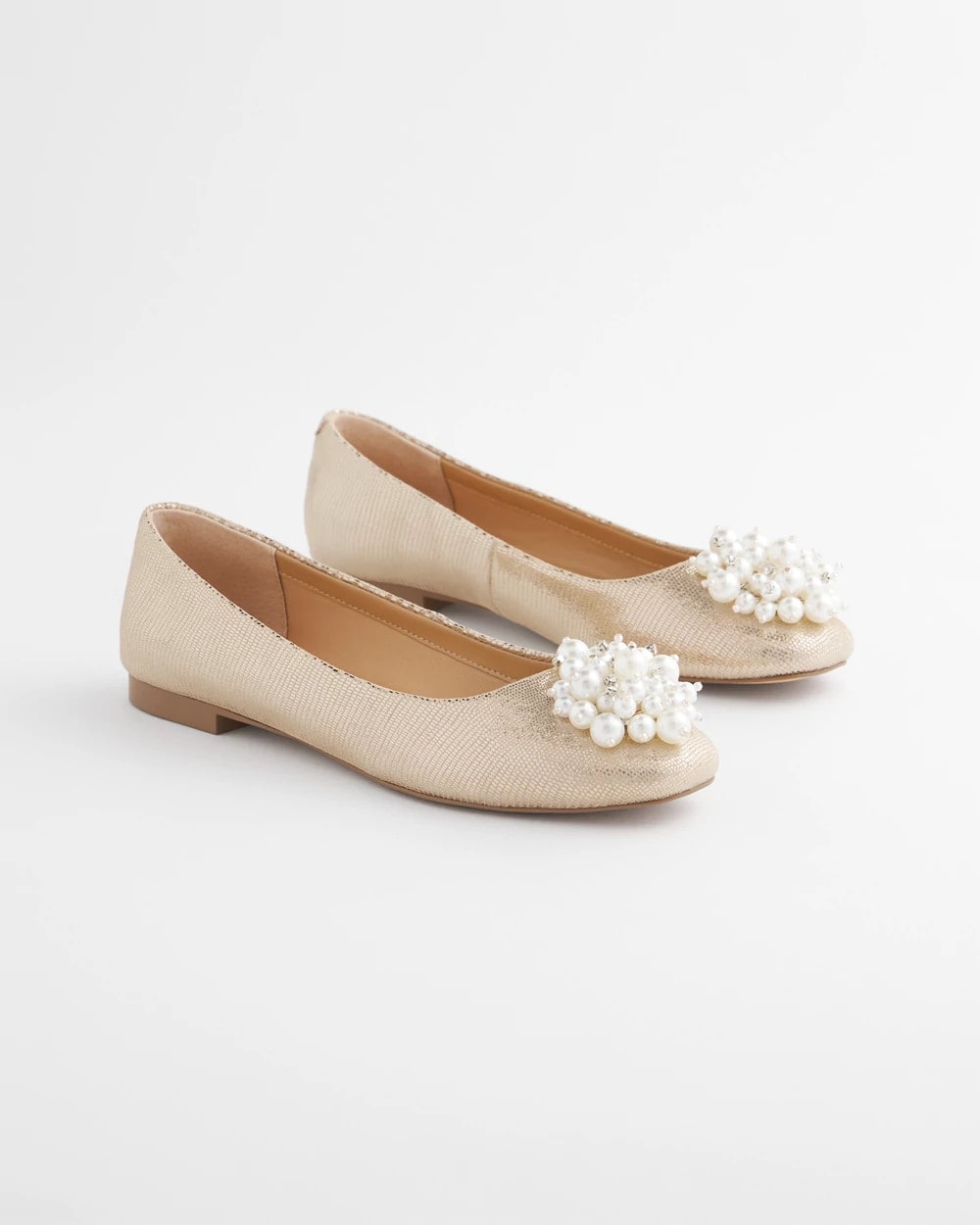 Chico's Olympia Pearl Ballet Flats