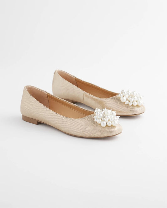 Chico's Olympia Pearl Ballet Flats