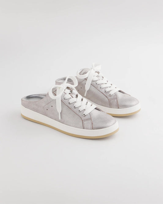 Chico's Metallic Snap Slip-On Sneakers