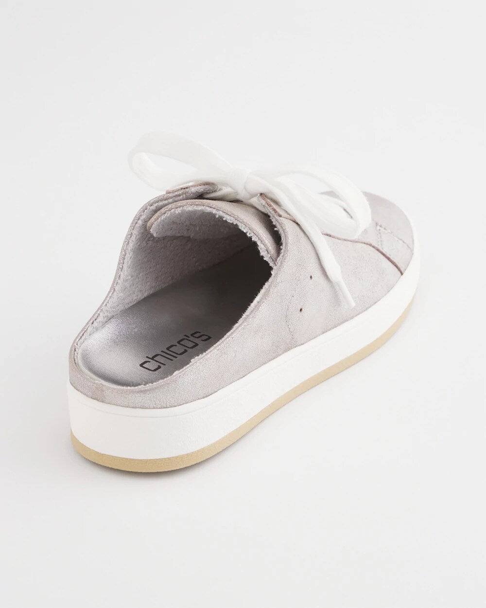 Chico's Metallic Snap Slip-On Sneakers