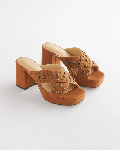 Chico's Vale Western Suede Block Heels