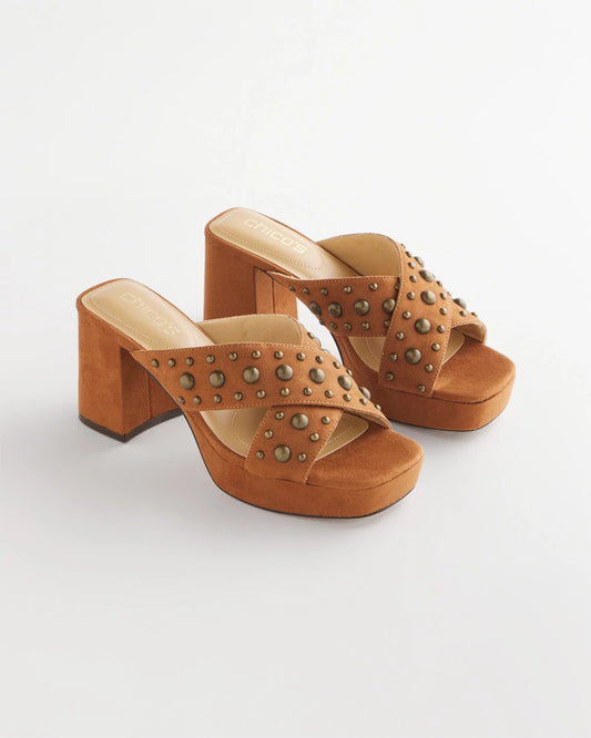 Chico's Vale Western Suede Block Heels