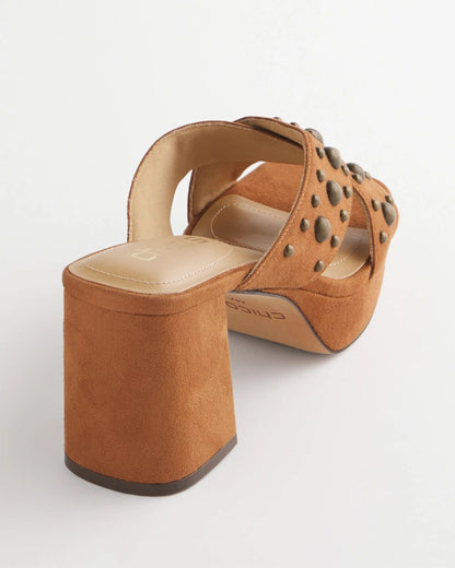 Chico's Vale Western Suede Block Heels
