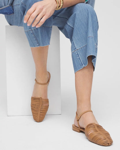 Chico's Woven Slingback Sandals