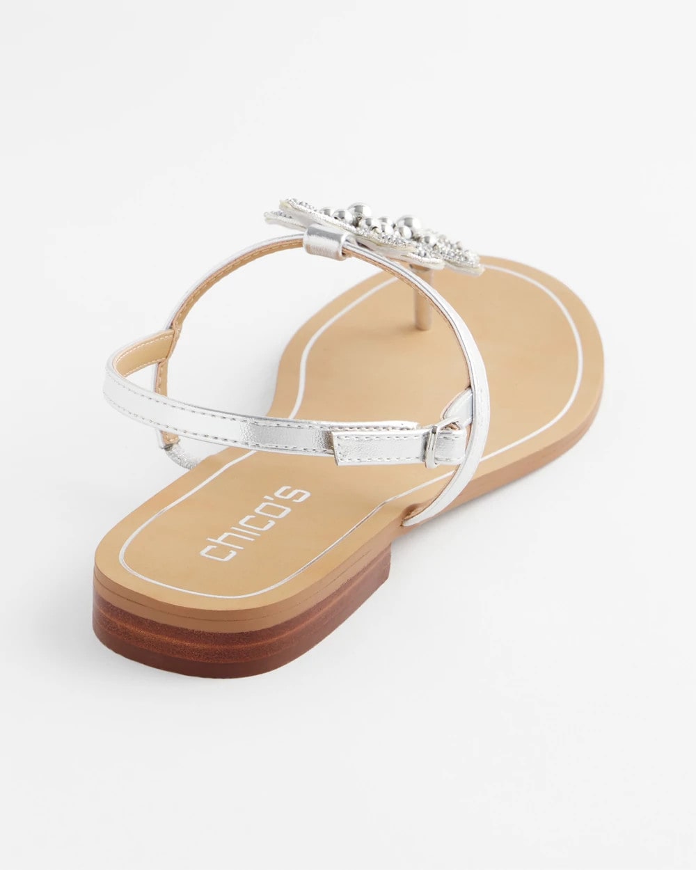 Chico's Beach Starfish T-Strap Sandals