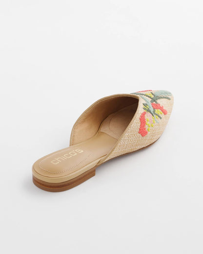 Chico's Gabby Raffia Mule