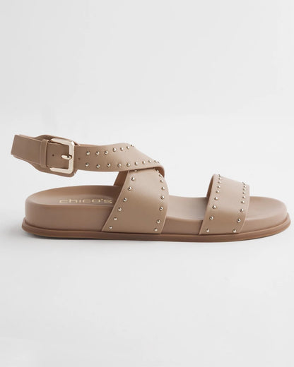 Chico's Tan Leather Sandals