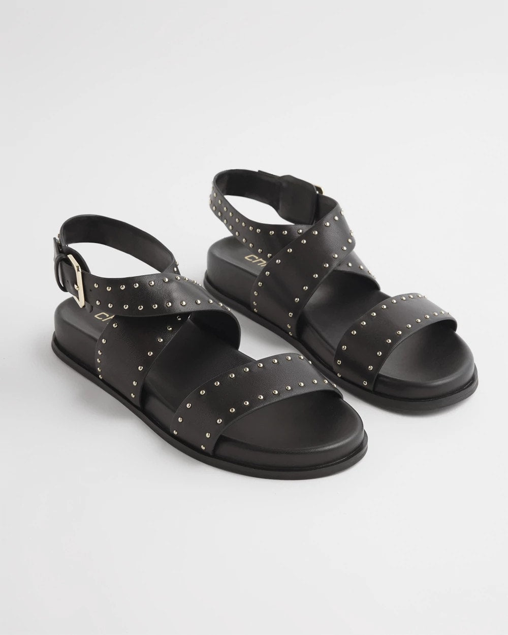 Chico's Black Leather Sandals