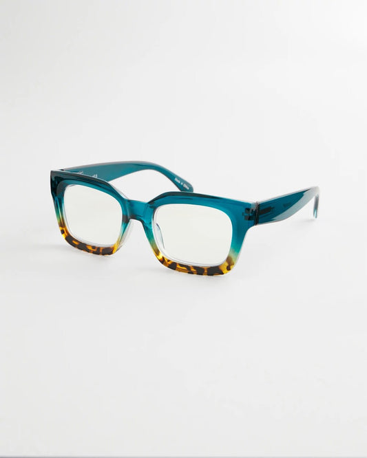 Chico's Blue Tortoise Crystal Fade Readers