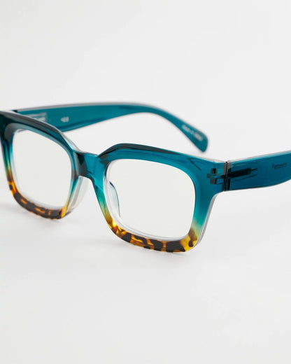 Chico's Blue Tortoise Crystal Fade Readers