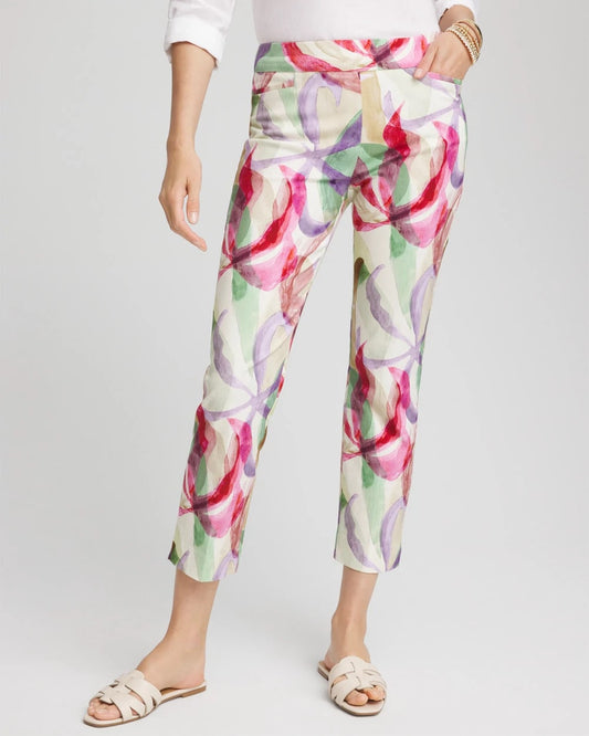 Chico's Petite Brigitte™ Slub Slim Cropped Pants
