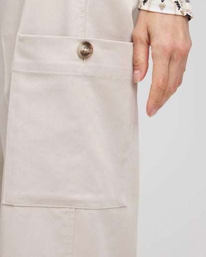 Chico's Petite Sateen Cargo Pants