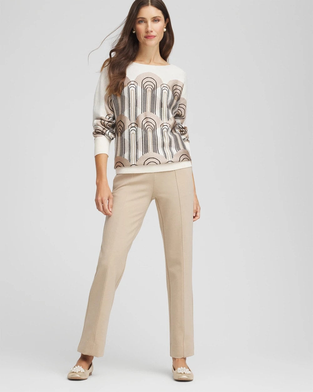 Chico's Petite Juliet Straight Ankle Pants