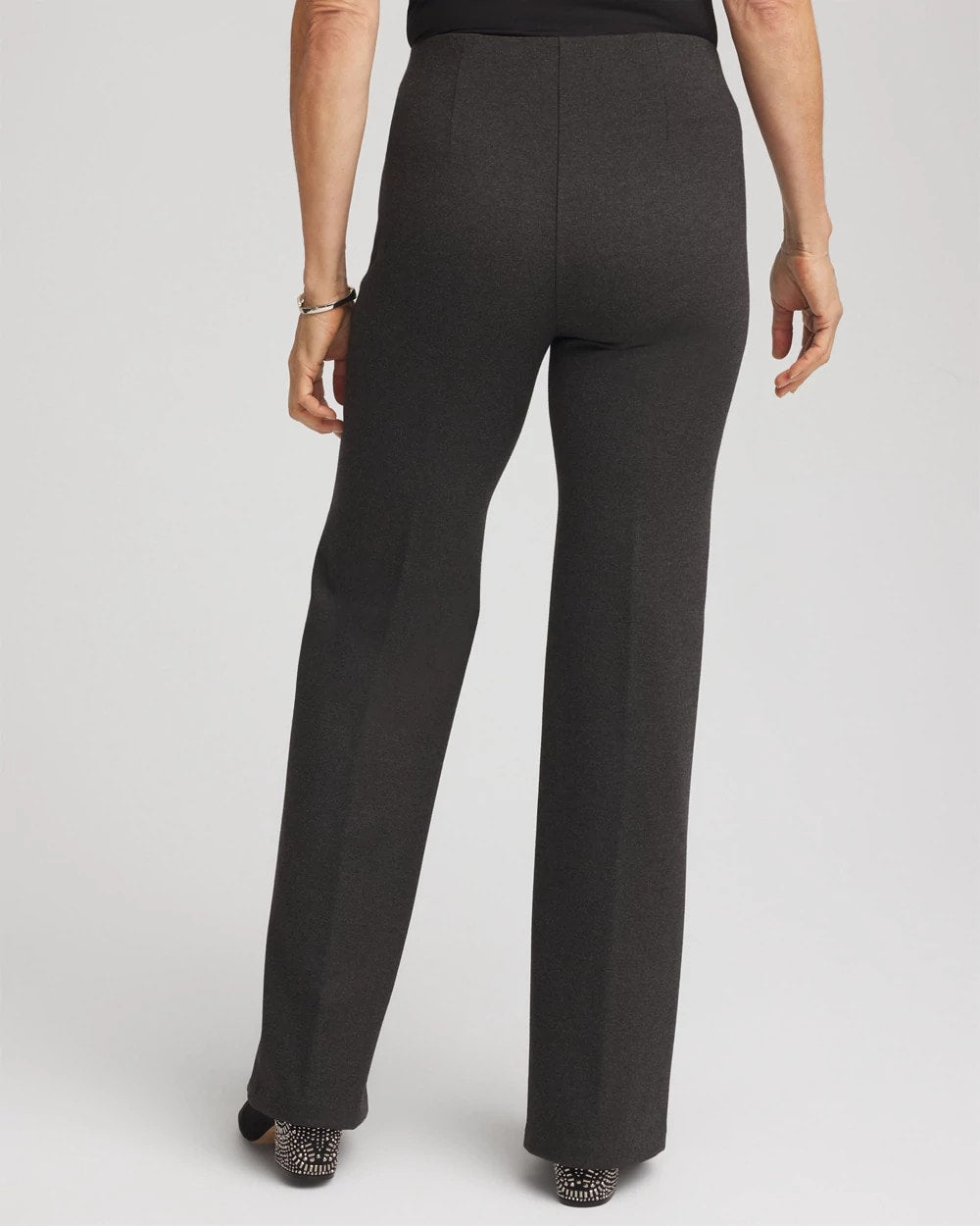Chico's Petite Juliet Wide Full-Length Ponte Pants