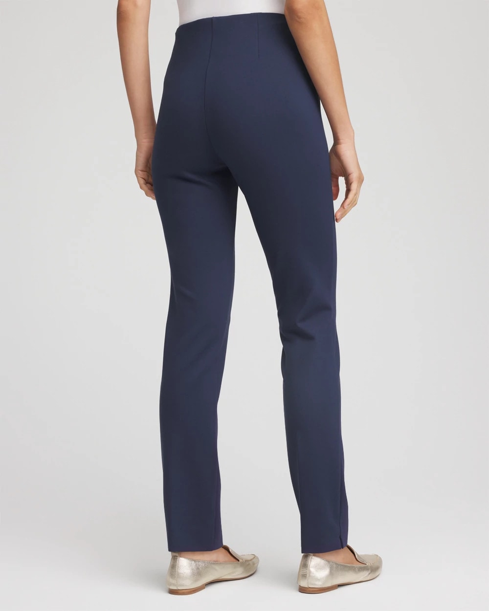 Chico's Petite Juliet Slim Trim Detail Pants