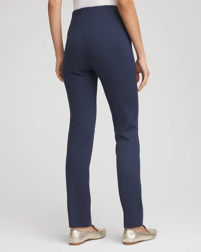 Chico's Petite Juliet Slim Trim Detail Pants