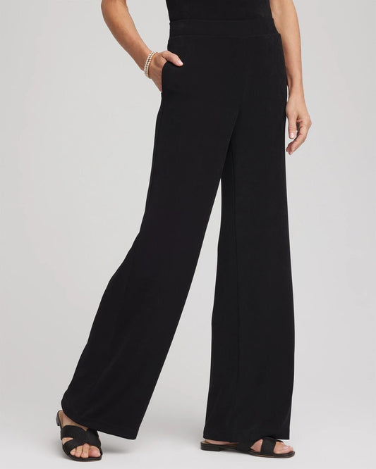 Chico's Petite Travelers™ Wide-Leg Pocket Pants