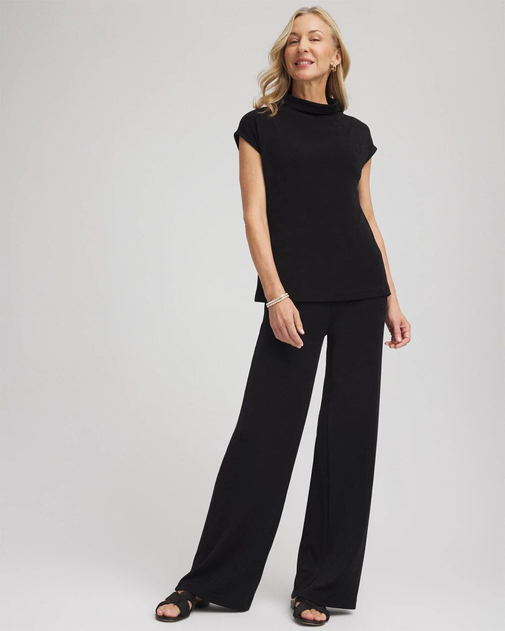 Chico's Petite Travelers™ Wide-Leg Pocket Pants