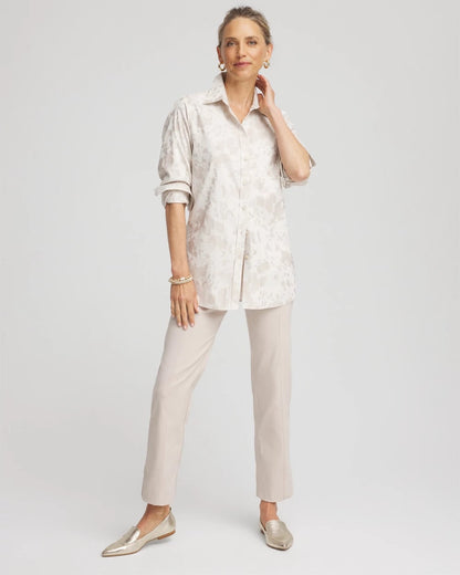 Chico's Petite Bi-Stretch Straight Ankle Pants