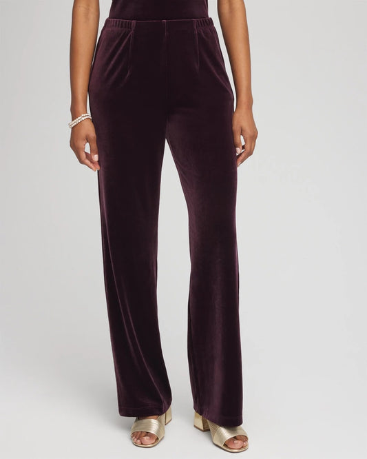 Chico's Petite Travelers™ Velvet No Tummy Pants