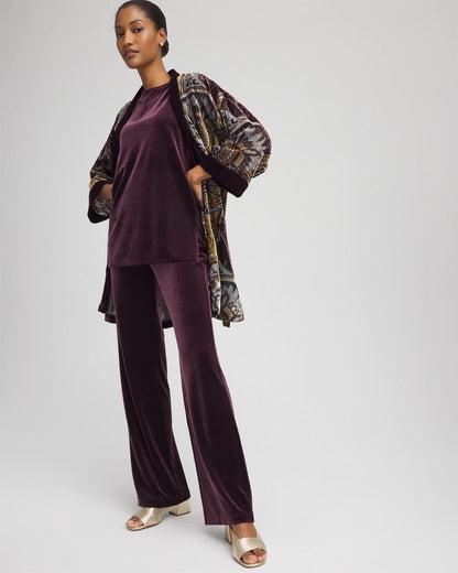 Chico's Petite Travelers™ Velvet No Tummy Pants
