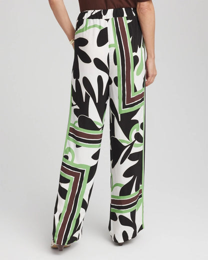 Chico's Petite Printed Silky Soft Pants