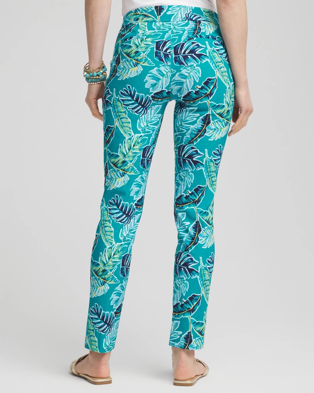 Chico's Brigitte™ Tropical Pull-On Ankle Pants