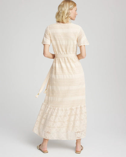 Chico's Crochet-Lace Maxi Dress