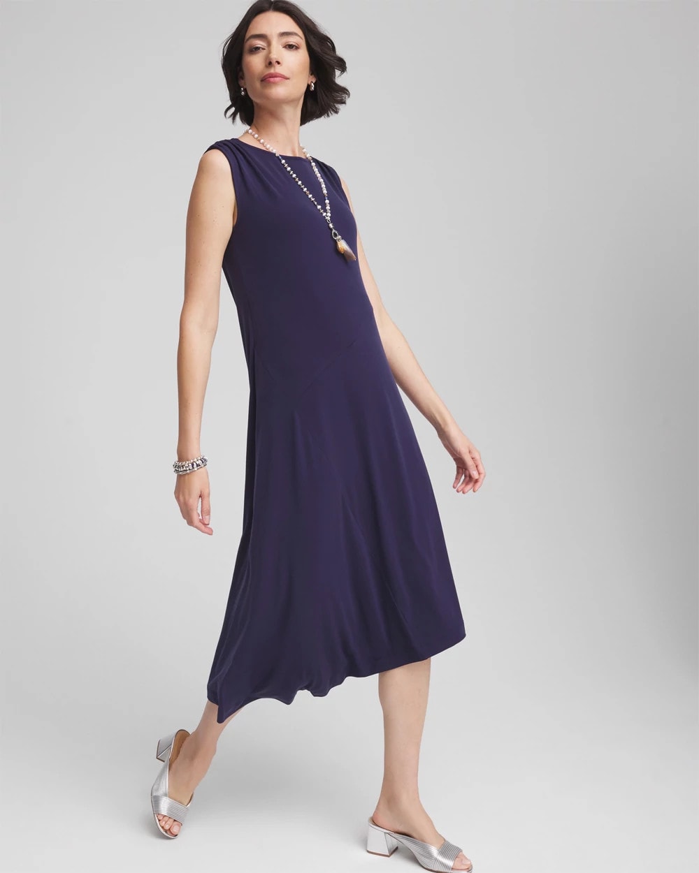Chico's Petite Travelers™ Knit Sleeveless Dress