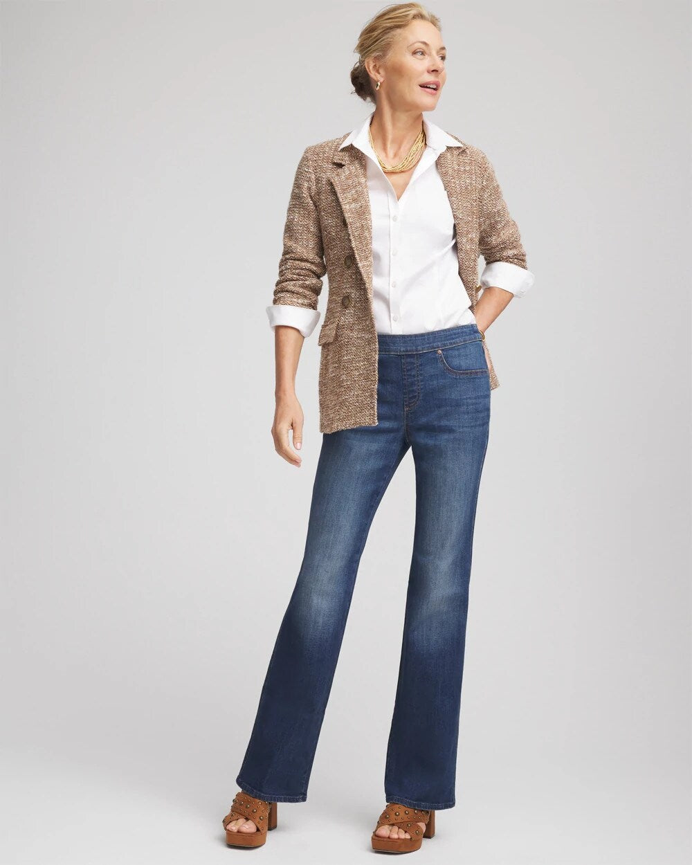 Chico's Petite Pull-On Slim Bootcut Jeggings