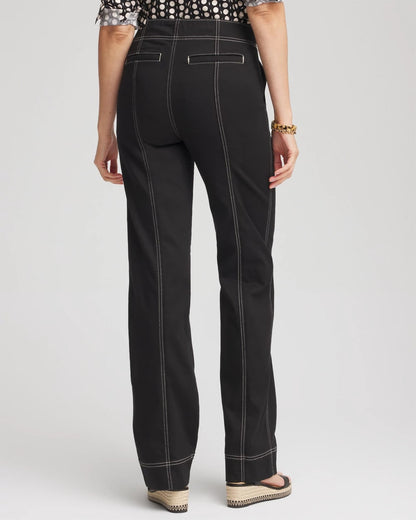 Chico's Petite Pull-On Wide-Leg Jeans
