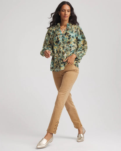 Chico's Petite Girlfriend Slim Ankle Jeans