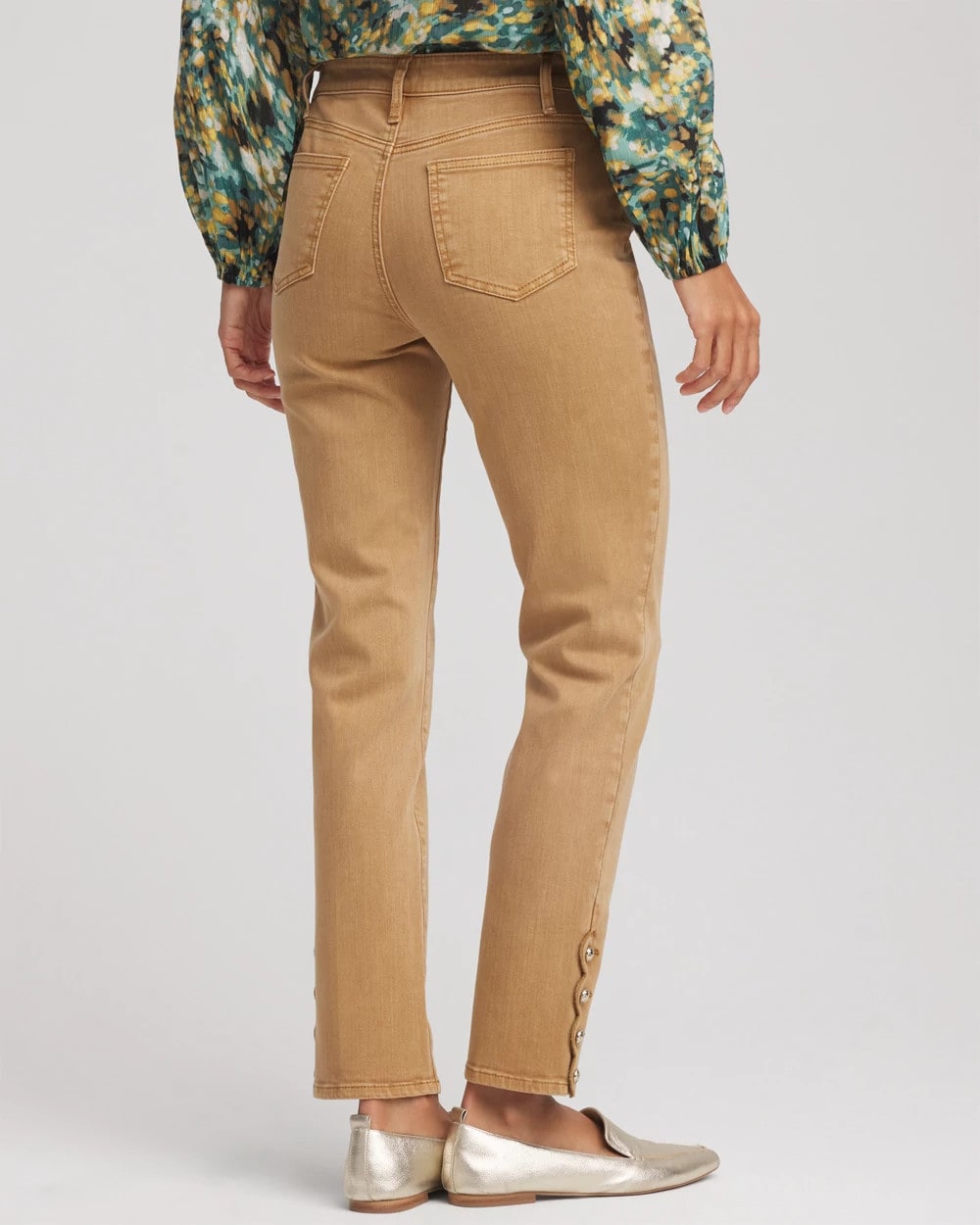 Chico's Petite Girlfriend Slim Ankle Jeans
