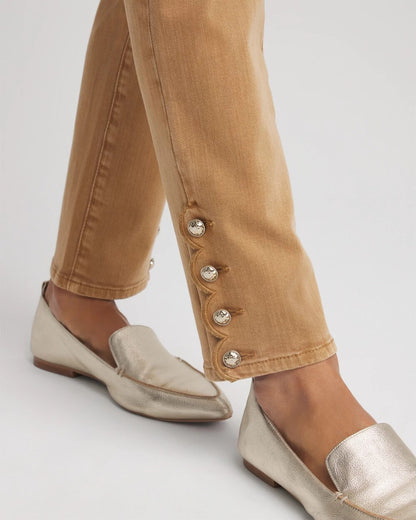 Chico's Petite Girlfriend Slim Ankle Jeans
