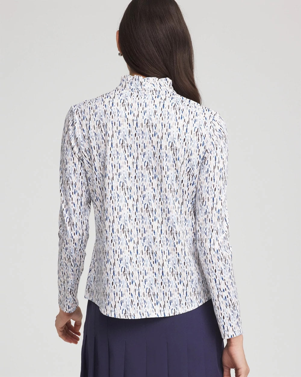 Chico's Zenergy® UPF Rice Ruffle Top