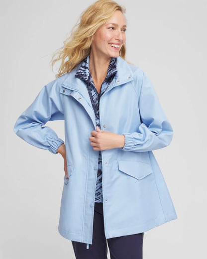 Chico's Zenergy® Twill Rain Jacket
